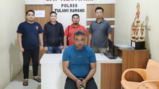 Polisi di Lampung Menangkap Seorang Ayah yang Setubuhi Anak Kandungnya