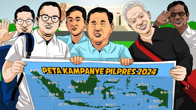 Pecah! Kampanye Hari Pertama Anies, Prabowo & Ganjar