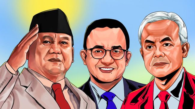 Anies Baswedan Melawan Prabowo Subianto dan Ganjar Pranowo