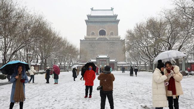 Beijing Memecahkan Rekor dengan Suhu Terdingin dalam Sejarah_IBU Kota China