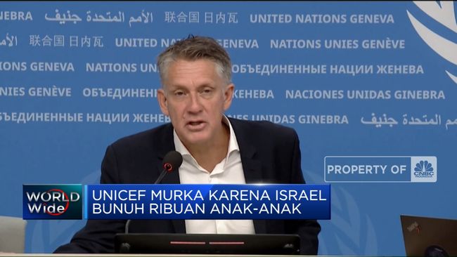 UNICEF Mengutuk Israel atas Pembunuhan Ribuan Anak-Anak