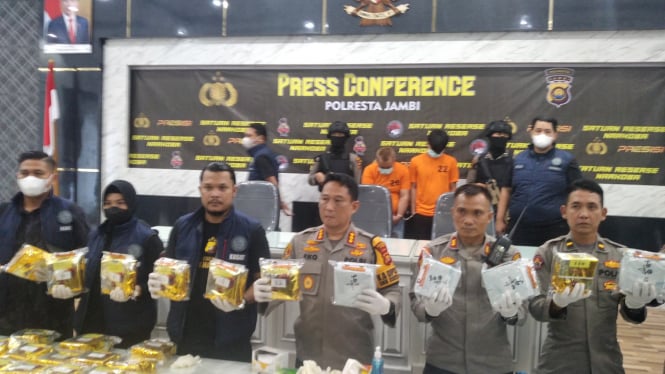 52 Kg Sabu-Sabu Disimpan oleh Warga Jawa Barat dan Pegawai Lapas Jambi