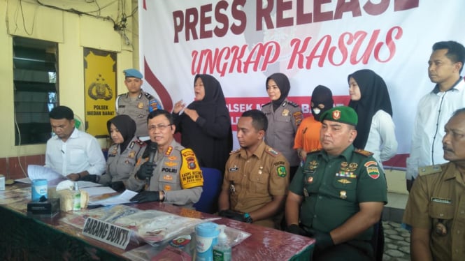 Wanita Muda Ditangkap Polisi karena Buang Bayi di Teras Rumah Warga di Medan