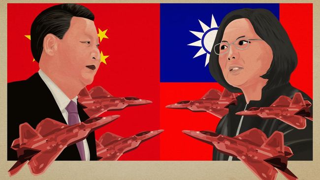 Ketegangan China-Taiwan Meningkat! Pidato Xi Jinping direspons oleh Tsai Ing Wen