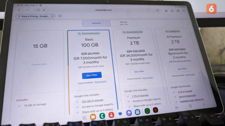 Google One Raih 100 Juta Pelanggan, Luncurkan Paket Premium AI dengan Harga Rp 309 Ribu!