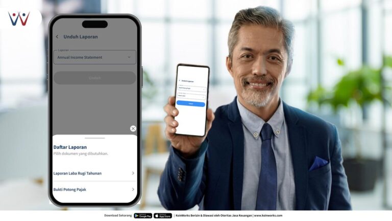 Fitur Unduh Bukti Potong Pajak dalam Aplikasi KoinWorks Memudahkan Pendana untuk Melaporkan Pajak