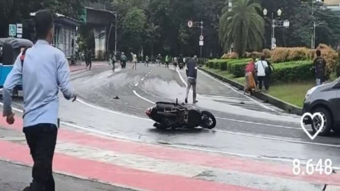 2 Penjambret Terjatuh Setelah Melakukan Aksi di Kawasan Gambir, Ditangkap Warga