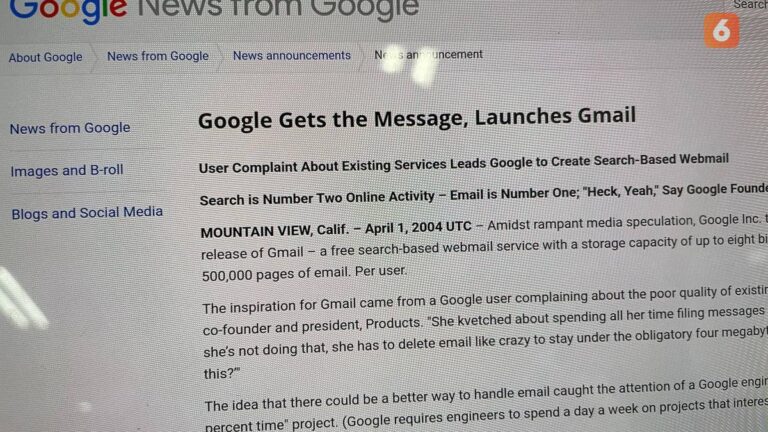 Pada Perayaan April Mop 20 Tahun yang Lalu, Google Mengeluarkan Layanan Gmail