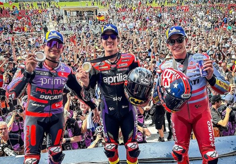 Peringatan bagi Francesco Bagnaia dan Marc Marquez, Maverick Vinales Mulai Menjadi Kandidat untuk Gelar Juara MotoGP 2024: Okezone Sports