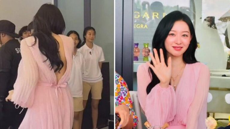 Kim Ji Won Membawa Pesona Pada Peluncuran Parfum Bulgari di Singapura, Tampil Anggun Sebagai Sorotan, Seperti Putri Berkelas