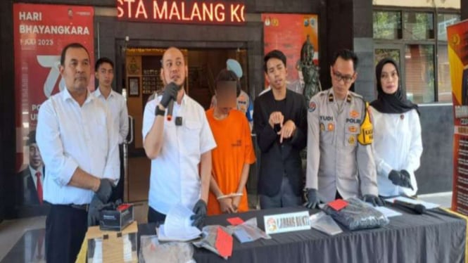 Polisi Menangkap Seorang Pria karena Menyebar Foto Asusila Siswi SMP di Kota Malang