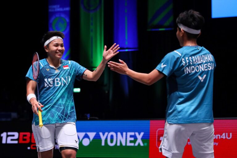 Apriyani Rahayu dan Siti Fadia Melangkah ke Perempatfinal Singapore Open 2024 setelah Wakil Ukraina Mundur: Okezone Sports