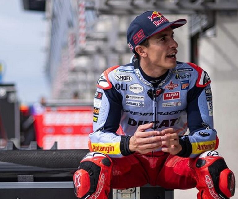 Marc Marquez Meminta Maaf kepada Aleix Espargaro Setelah Finis di Podium Ketiga di MotoGP Catalunya 2024 : Okezone Sports