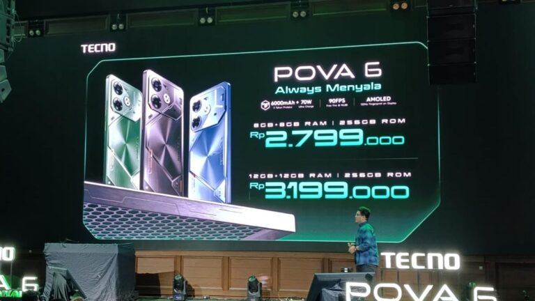 Tecno Pova 6: Spesifikasi lengkap HP Gaming dengan Harga Mulai Rp 2,8 Jutaan