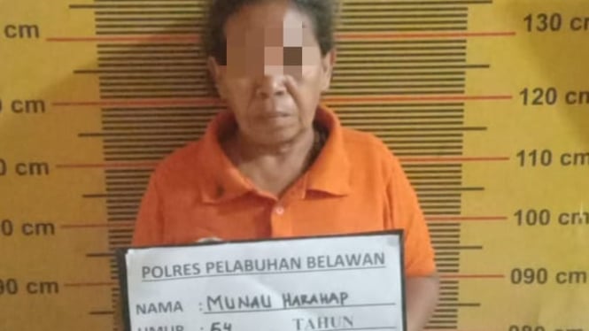 Nenek Pengedar Narkoba di Medan Diciduk, Bukti 4 Plastik Klip Sabu Ditemukan