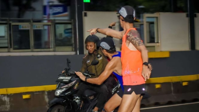 Tim Buser Polisi Kejar Pelaku Penjambret di CFD Sudirman dan Kantongi Identitasnya