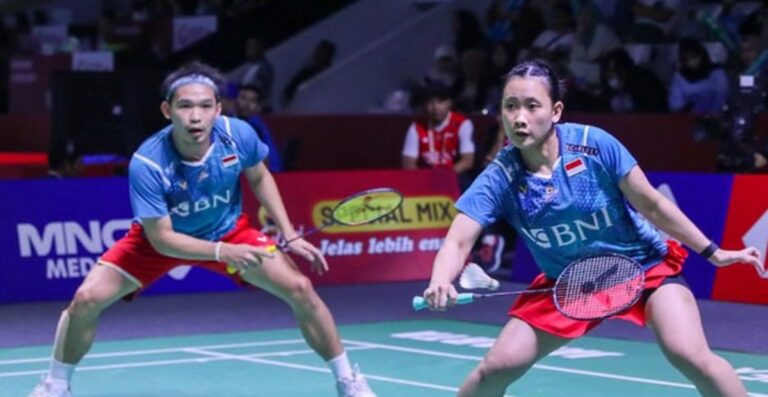 Langkah Rinov Rivaldy Pitha Mentari Dihentikan Wakil Taiwan di 32 Besar Indonesia Open 2024: Okezone Sports