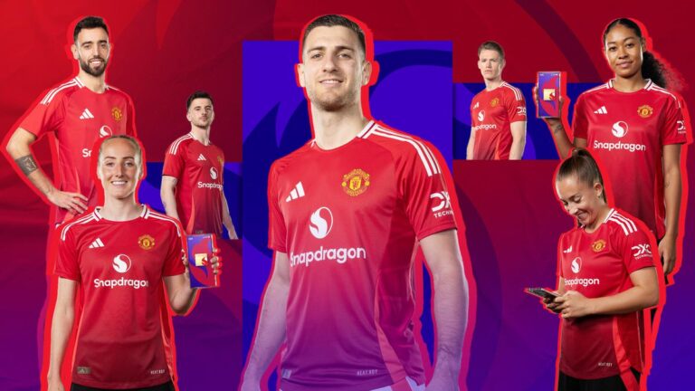 Manchester United dan Qualcomm Bersatu, Snapdragon Menghiasi Jersey Terbaru Setan Merah