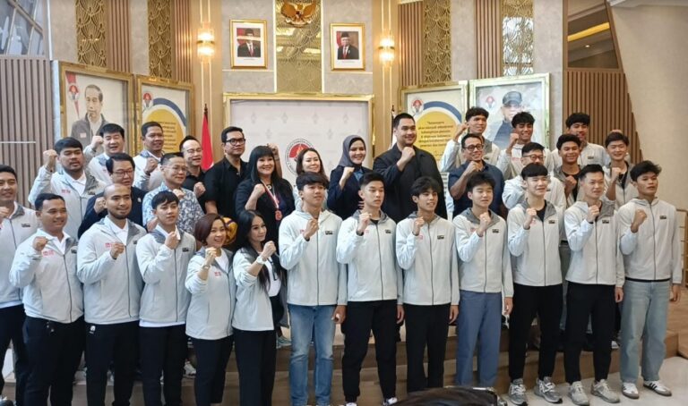 Dito Melepas Tim Basket Putra Indonesia U-18 untuk Bersaing di SEABA U-18 2024 : Okezone Sports