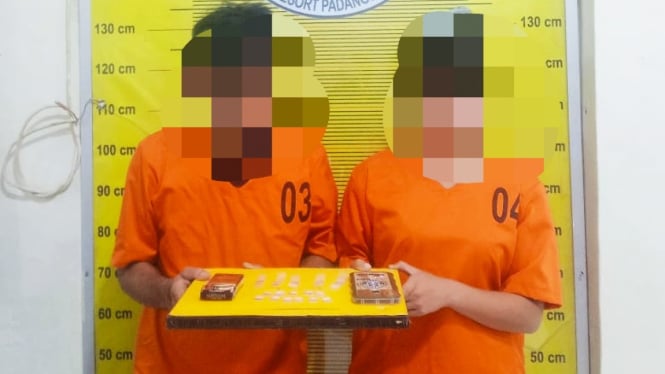 Pasangan Pengedar Diciduk di Padangsidimpuan Sumut dengan Bukti 11 Paket Sabu