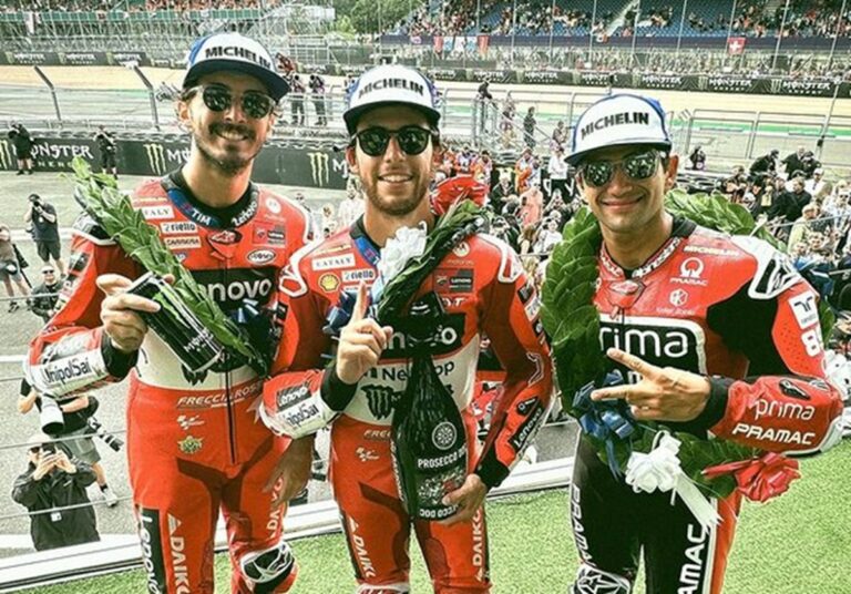 Francesco Bagnaia Menunjukkan Reaksi Santai Setelah Mengalahkan Jorge Martin dari Puncak Klasemen MotoGP 2024 Pasca GP Inggris : Okezone Sports