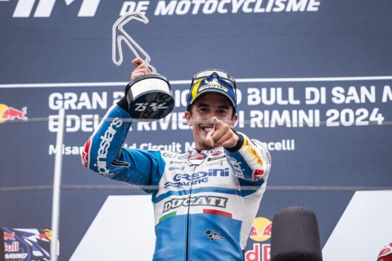 Marc Marquez Menjadi Pemenang MotoGP San Marino 2024 dan Mengaku Kemenangan Ini untuk Fausto Gresini!