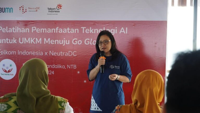 NeutraDC Mendukung Pengembangan UKM Binaan Telkom di Mandalika Menuju Pasar Global Melalui Pelatihan AI