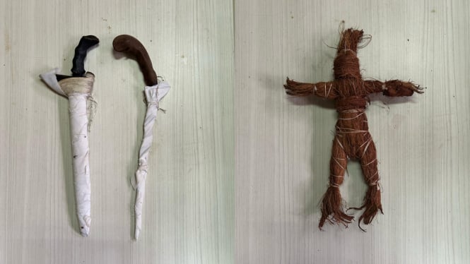 Penangkapan Dukun Cabul di Serang: Keris dan Jelangkung Disita