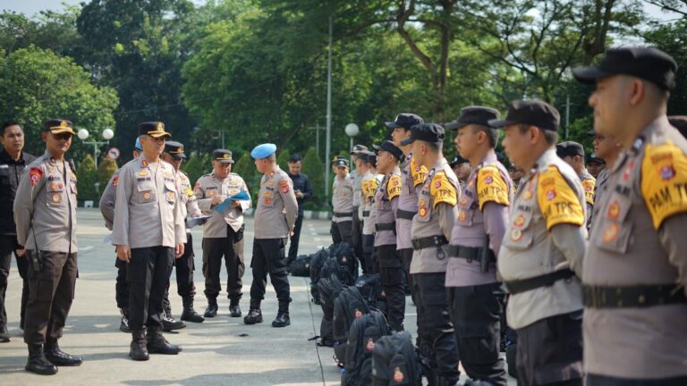 Polresta Tangerang Kirim Bantuan Personel untuk Amankan PSU Kabupaten Serang