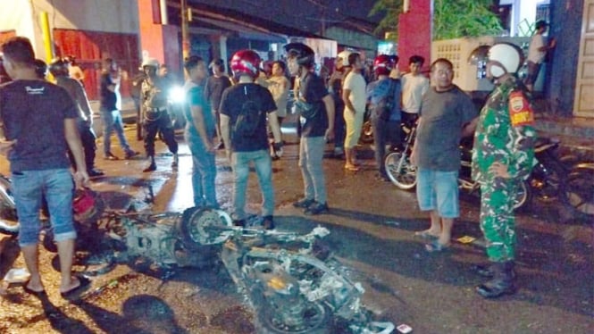 Grebek Bandar Narkoba di Medan: Kisah Viral 2 Motor Polisi Dibakar