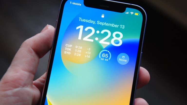 Fitur Always On Display iPhone Dengan Efek Blur untuk Tulisan Jelas