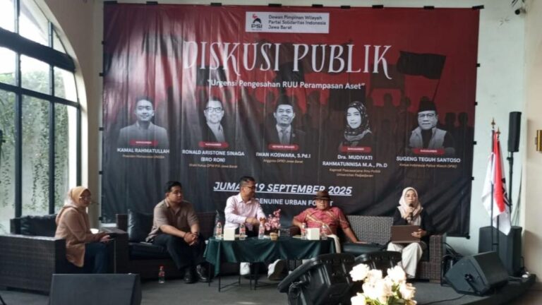 RUU Perampasan Aset: PSI Mendorong Segera Disahkan