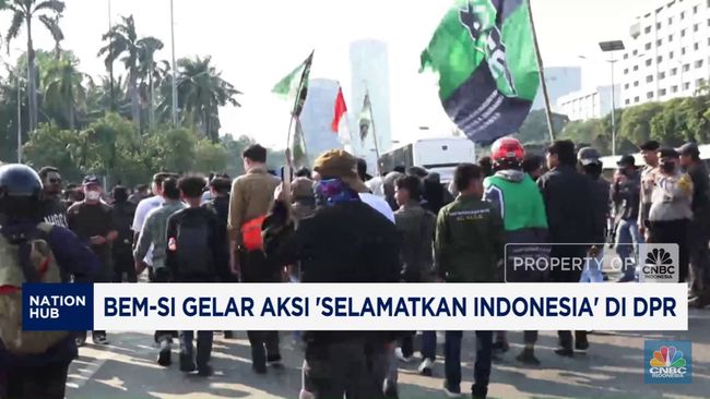 BEM SI Gelar Aksi Selamatkan Indonesia di DPR: Video Viral