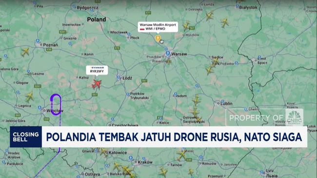 Krisis Polandia-Rusia: Drone Jatuh, NATO Siaga