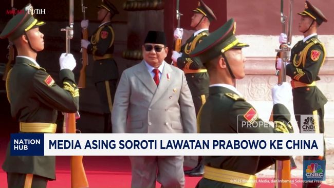 Prabowo’s Visit to China Draws Attention from Foreign Media